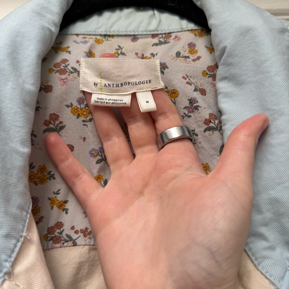 Anthropologie Colorblocked Utility Jacket, size Medium - Picture 10 of 10